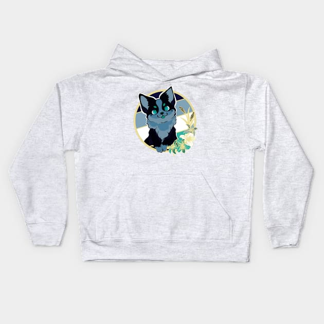 AroAce Corgi Kids Hoodie by ThBlkBirdDaliah